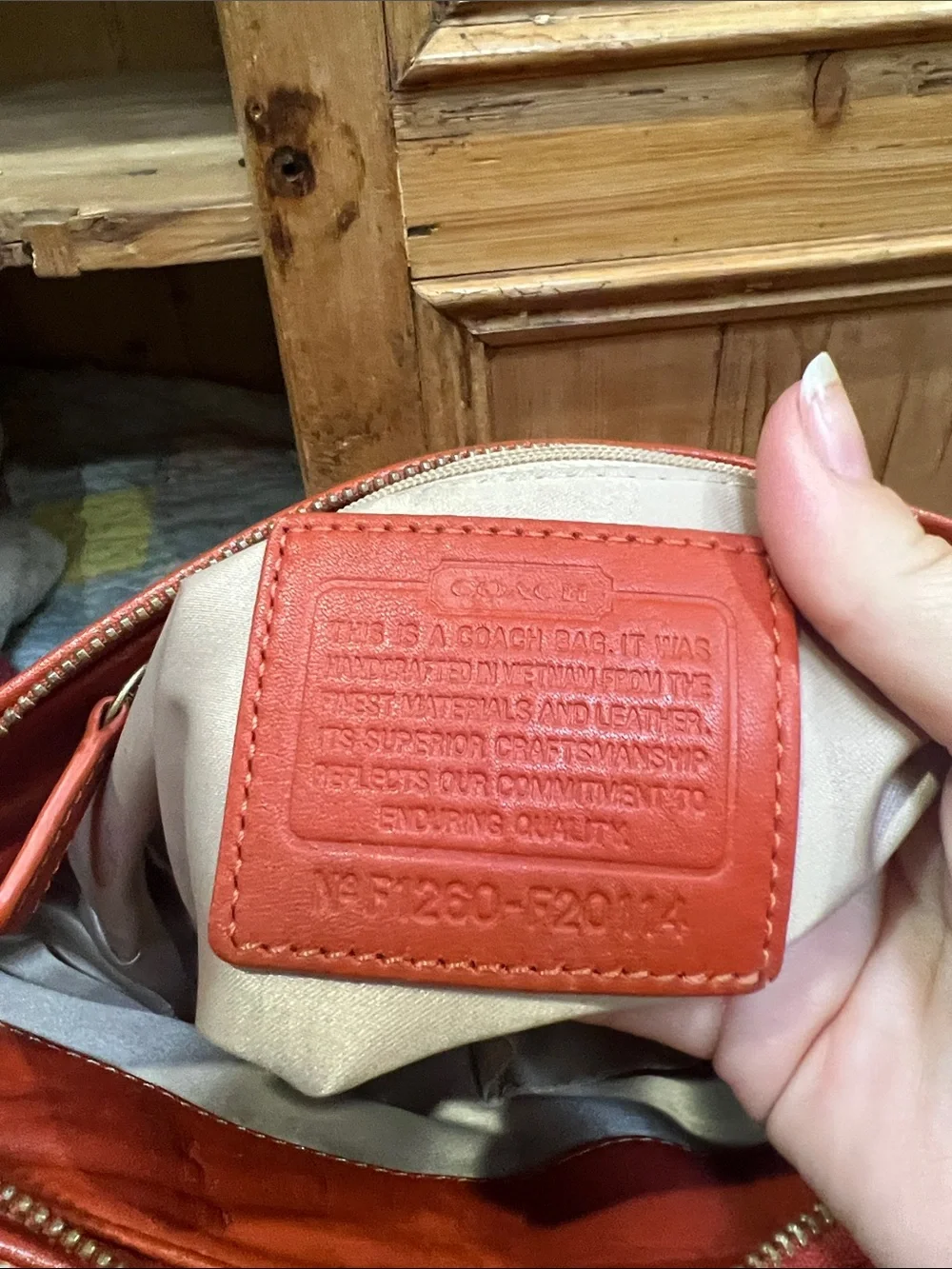 Coach F20114 Ashley Leather Hobo Bag